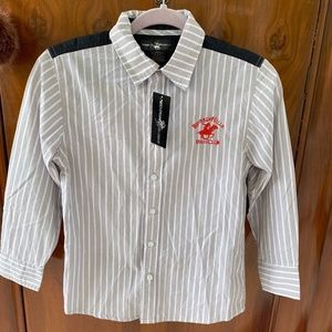 NEW Beverly Hills Polo Club Boys Long Sleeve Shirt